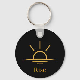 Chaveiro Rise — Minimalist Sunrise
