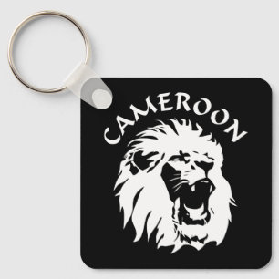 Chaveiro Roaring Lion Face - Camarões