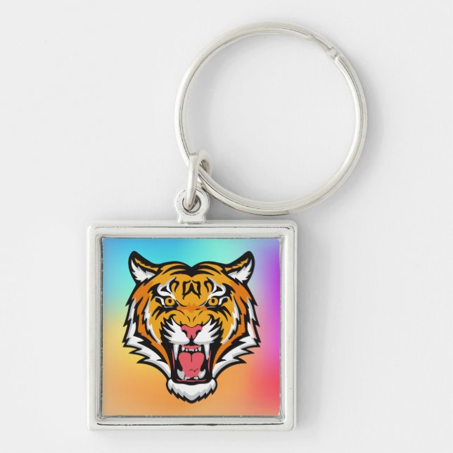 Chaveiro Roaring Tiger Head-25818 (Frente)