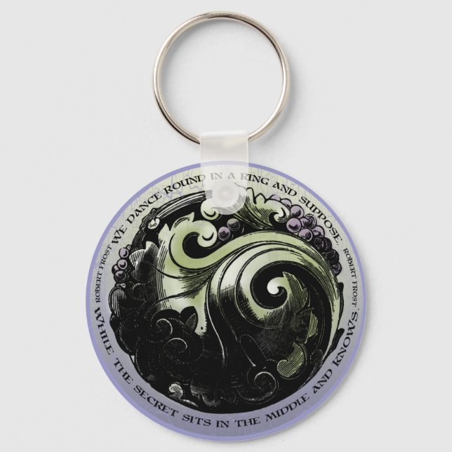 Chaveiro Robert Frost Verse (Frente)