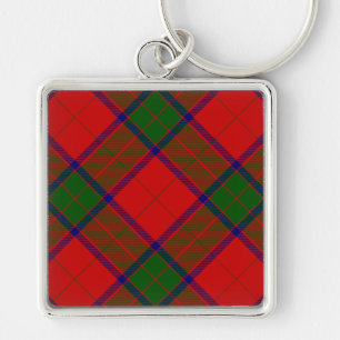 Chaveiro Robertson tartan xadrez verde vermelha