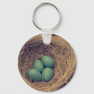Chaveiro Robin Nest e Ovos