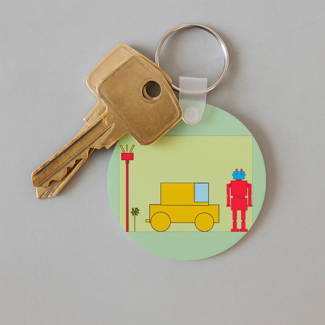 Chaveiro Robô Retro E Carro (Criador carregado)