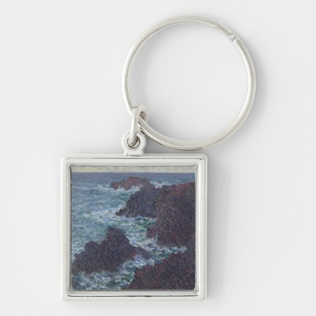 Chaveiro Rochas de Claude Monet | no Belle-Ile, a costa (Frente)