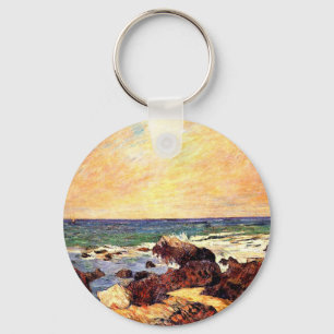 Chaveiro Rochas e Mar por Paul Gauguin,