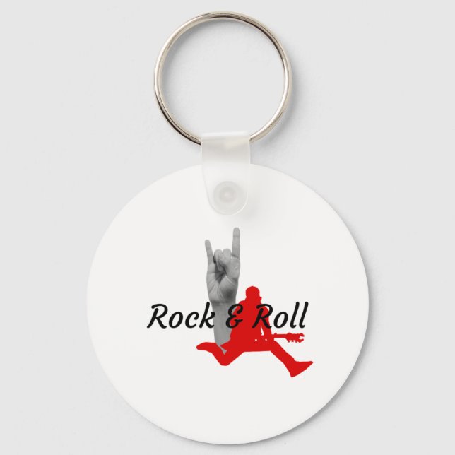 Chaveiro Rock And Roll (Frente)