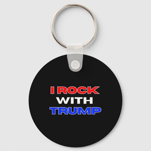 Chaveiro Rock Com Trump (Frente)