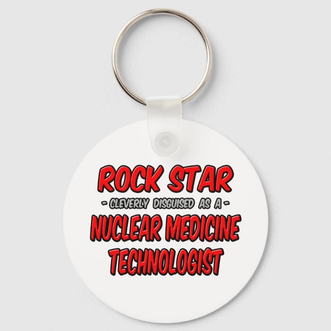 Chaveiro Rock Star. Tecnólogo de Medicina Nuclear (Frente)