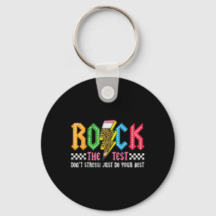 Chaveiro Rock The Test Day Dont Stress Abcd Alphabe