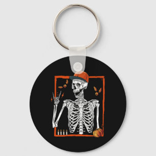Chaveiro Rocker Skeleton Rocha Sobre O Dia Das Bruxas