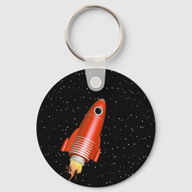 Chaveiro Rocket Vermelho (Frente)