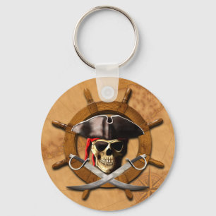 Chaveiro Roda alegre do pirata de Roger