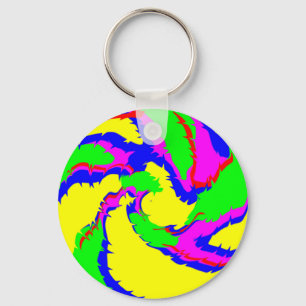 Chaveiro Roda de Splatters Coloridos