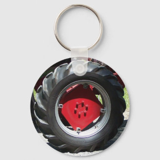Chaveiro roda do trator vermelho