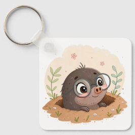 Chaveiro Roedor de Cartoon Bonito