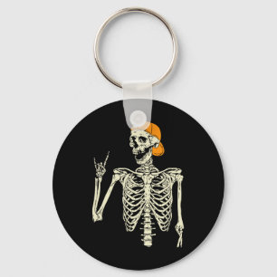 Chaveiro Roker Skeleton Boné Skater Legal Halloween Punk Ro