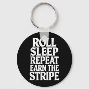 Chaveiro Rolar Dormir Repetir Ganhar O e Divertido BJJ Jiu