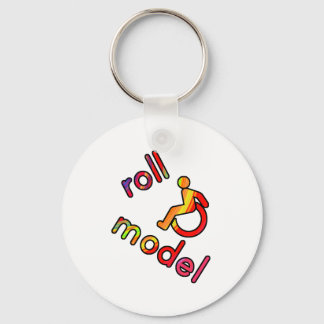 Chaveiro Roll Model - Camisetas de incapacidade - em cores 