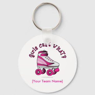 Chaveiro Roller Derby Skate - Pink