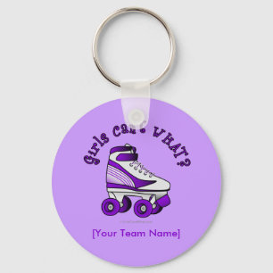 Chaveiro Roller Derby Skate - Roxo