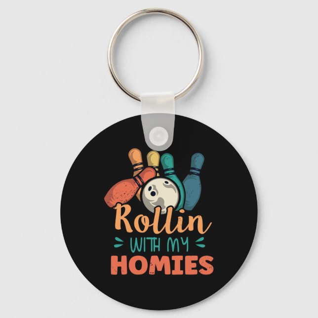 Chaveiro Rollin com minha Boliche 2 (Frente)