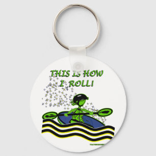 Chaveiro Rolo do caiaque de Whitewater