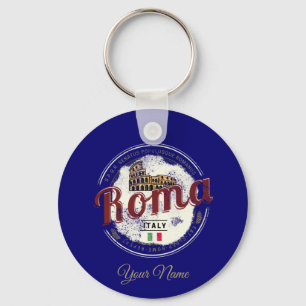 Chaveiro Roma Vintage coliseum Itália souvenir