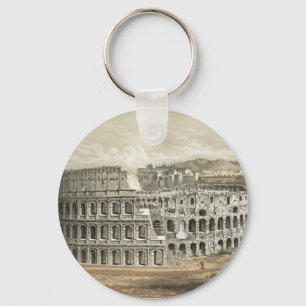 Chaveiro Roman Coliseum Vintage Art