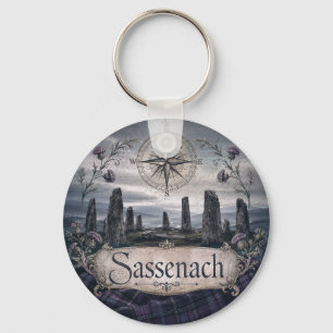 Chaveiro Romance Vintage Sassenach das Terras Altas Escoces