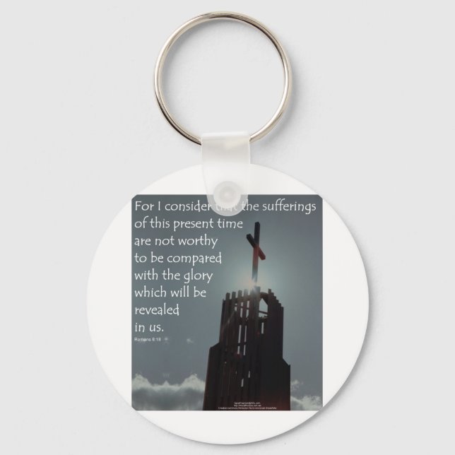 Chaveiro Romanos 8:18 Glória a Revelar (Frente)
