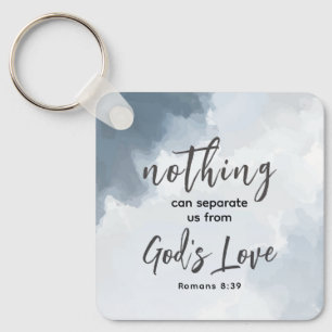 Chaveiro Romanos 8:39 Bíblia de amor de Deus Verso Cristão