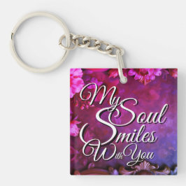 Chaveiro Romantic Quote Keychain Small Valentine's Gift