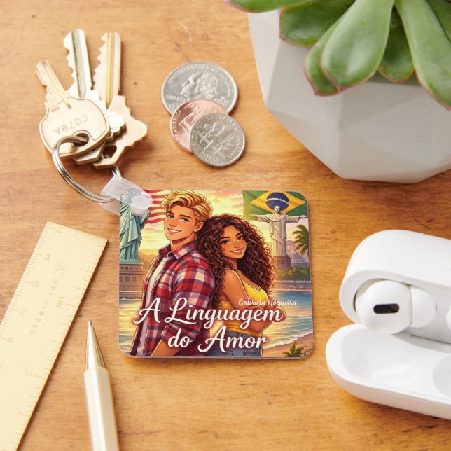 chaveiro romantico literário A linguagem do amor (Mesa)