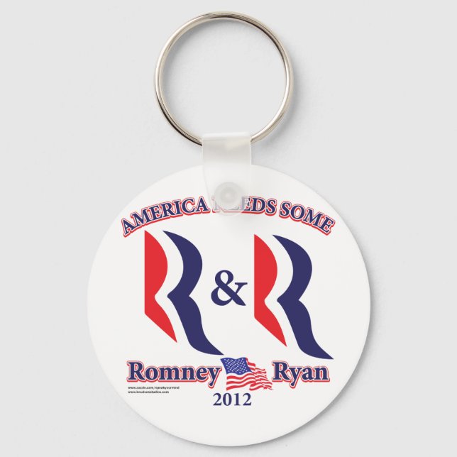 Chaveiro Romney e Ryan (Frente)