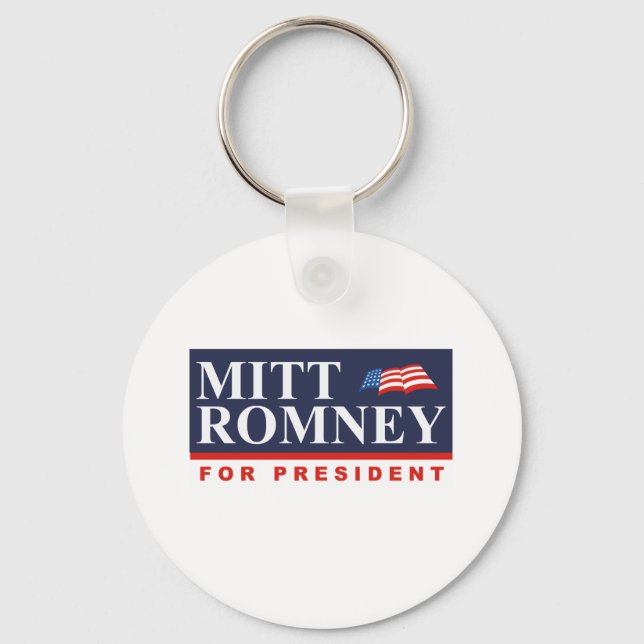 Chaveiro ROMNEY FOR PRESIDENTE (Banner) (Frente)