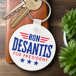 Chaveiro Ron DeSantis para o Presidente 2024 - Campanha