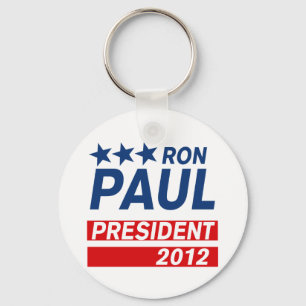 Chaveiro Ron Paul Presidente da Campanha de 2012