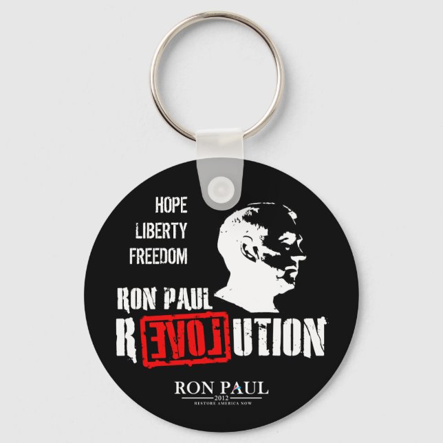 Chaveiro Ron Paul Revolution Key Chain (Frente)