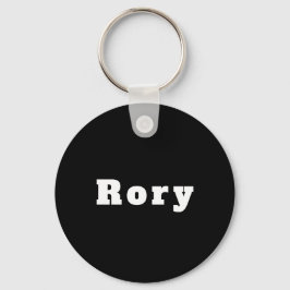 Chaveiro Rory schwarz weiß