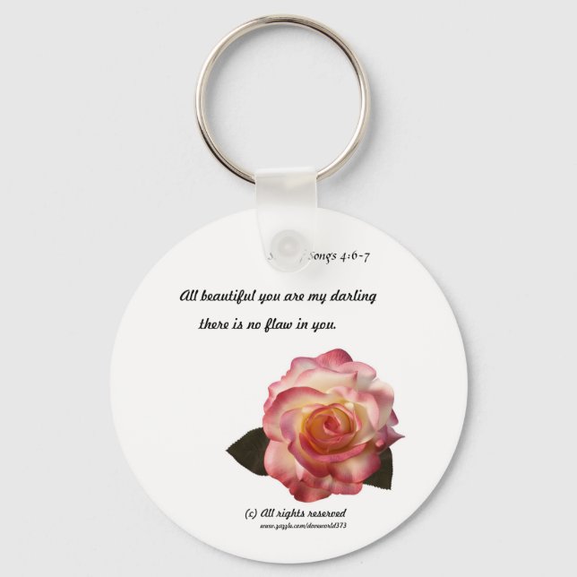 Chaveiro rosa (Frente)
