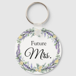 Chaveiro Rosa Amarela lavanda e Eucalyptus