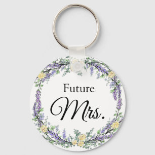 Chaveiro Rosa Amarela lavanda e Eucalyptus