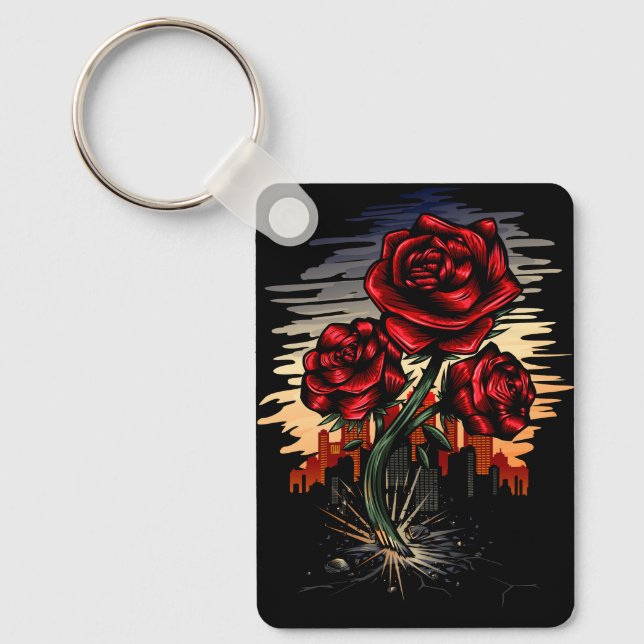 Chaveiro Rosa ascensão (Frente)