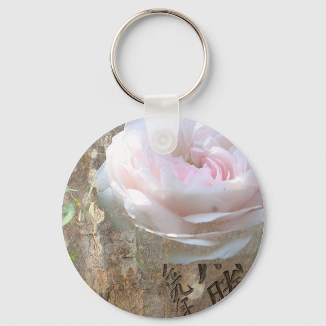 Chaveiro Rosa auf Holz (Frente)