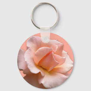 Chaveiro Rosa Cadeias-Chave Selvagens Peach Rosa Wildflower