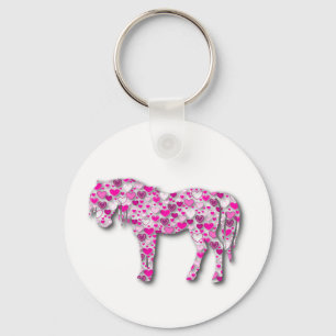 Chaveiro Rosa - Cavalo do Coração