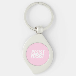 Chaveiro rosa claro branca "resistente"