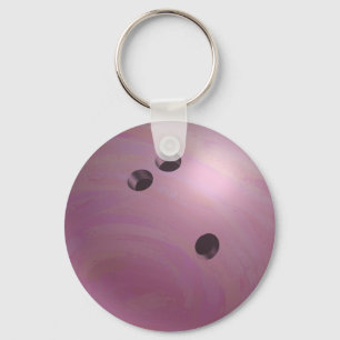 Chaveiro Rosa da bola de boliche