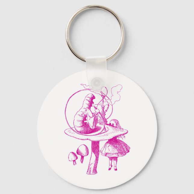 Chaveiro Rosa das lagartas (Frente)