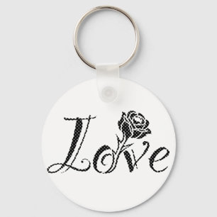 Chaveiro Rosa de amor